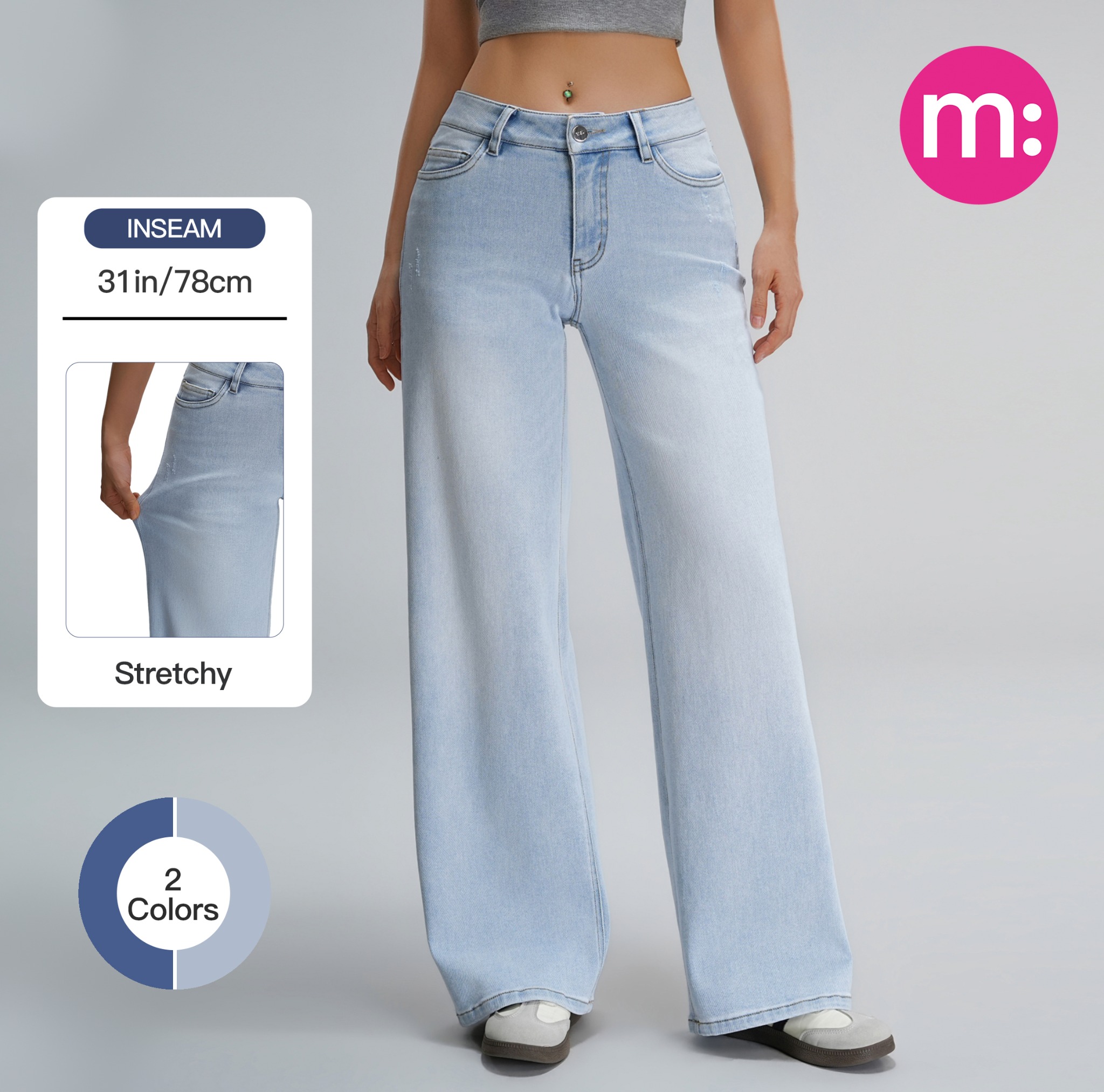 MIGELUN 31-inch inseam and two-color guide